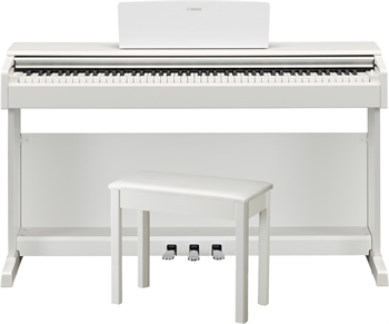 YDP-145WH Arius Цифровое пианино со стойкой и педалью, белое, Yamaha YDP-145WH - фото 16327