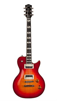 042609 Summit Classic Supreme LTD Cherry Burst Flame Электрогитара, с чехлом, Godin 042609 - фото 17005