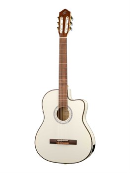 RCE145WH Family Series Pro Классическая гитара со звукоснимателем, размер 4/4, белая, Ortega RCE145WH - фото 17337