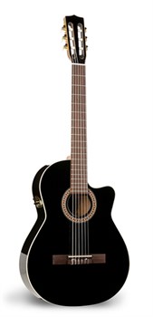 041701 Hybrid CW Black Crescent TRIC Электро-акустическая классическая гитара, с футляром, La Patrie 041701 - фото 17348
