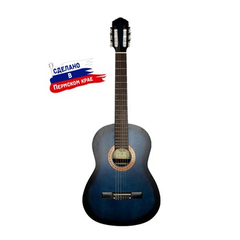 K-Blue Гитара классическая, синяя, Кунгурская Акустика K-Blue - фото 17528