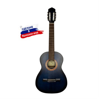K-Black-3/4 Гитара классическая 3/4, черная, Кунгурская Акустика K-Black-3/4 - фото 17533