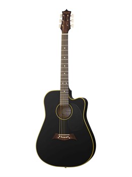 ACS-C41BK Гитара акустическая, с вырезом, черная, Niagara ACS-C41BK - фото 17599