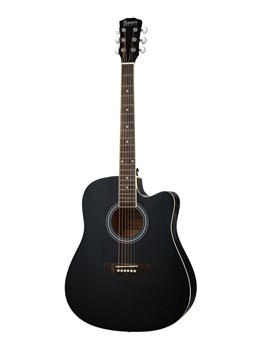 MAG-41C-BLK Акустическая гитара, с вырезом, черная, Mirra MAG-41C-BLK - фото 17628