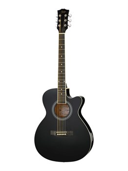 GA-H10-39-BK Акустическая гитара, с вырезом, черная, Smiger GA-H10-39-BK - фото 17675