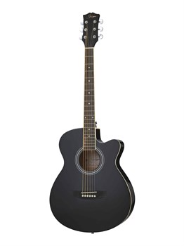 GA-H10-BK Акустическая гитара, с вырезом, черная, Smiger GA-H10-BK - фото 17678