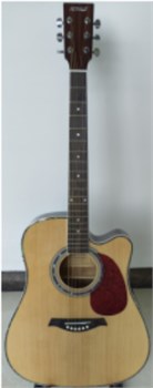 LF-4121SCEQ-N Электро-акустическая гитара, с вырезом, цвет натуральный, Homage LF-4121SCEQ-N - фото 17832