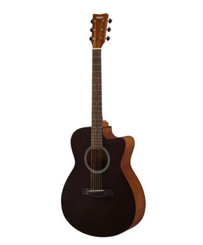 FS400C-SMB Гитара акустическая, с вырезом, черная, Yamaha FS400C-SMB - фото 17886