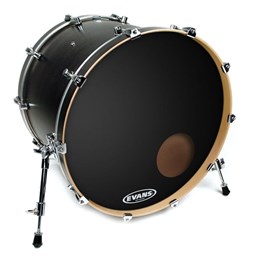 BD22RB EQ3 Resonant Пластик для бас-барабана 22", резонансный, черный, Evans BD22RB