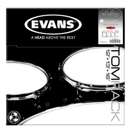 ETP-EC2SCLR-S EC2 Clear Standard Набор пластика для том барабана 12"/13"/16", Evans ETP-EC2SCLR-S