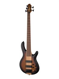 C5-Plus-ZBMH-OTAB Artisan Series Бас-гитара, 5-ти струнная, табако санберст, Cort C5-Plus-ZBMH-OTAB