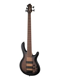 C5-Plus-ZBMH-TBB Artisan Series Бас-гитара 5-ти струнная, коричневый санберст, Cort C5-Plus-ZBMH-TBB