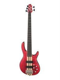 A5-Plus-FMMH-OPBC Artisan Series Бас-гитара 5-струнная, красная, Cort A5-Plus-FMMH-OPBC