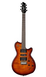 028672 xtSA Lightburst Flame Электрогитара, Godin 028672