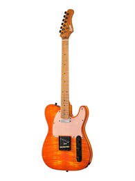 S-G27-HB Электрогитара, желтая, Luxars S-G27-HB