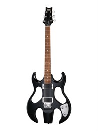 MIG23-BL24 Электрогитара, черная, MIG Guitars MIG23-BL24