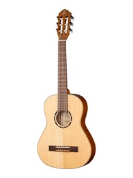 R121-1/2 Family Series Классическая гитара, размер 1/2, матовая, с чехлом, Ortega R121-1/2