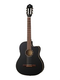 RCE125SN-SBK Family Series Классическая гитара, размер 4/4, со звукоснимателем, Ortega RCE125SN-SBK