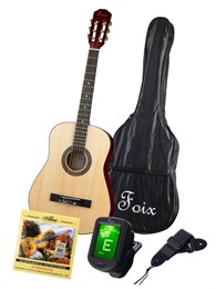 FCG-2038CAP-NA Классическая гитара+Аксессуары, натуральная, Foix FCG-2038CAP-NA