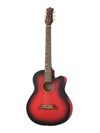 ACS-C39RDS Гитара акустическая, с вырезом, красный санберст, Niagara ACS-C39RDS