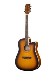 WM-C4115-SB Гитара акустическая, с вырезом, санберст, Mirra WM-C4115-SB
