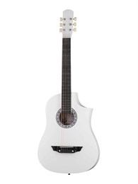 ACD-39A-513-WH Акустическая гитара, с вырезом, белая, матовая, АККОРД ACD-39A-513-WH