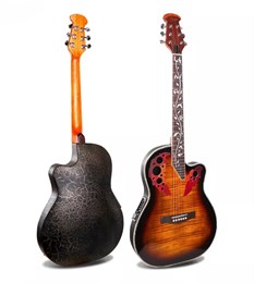 M-4160-EQ-3TS Электро-акустическая гитара, с вырезом, санберст, Smiger M-4160-EQ-3TS