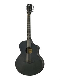 R2-M Акустическая гитара, с вырезом, черная, Luxars R2-M