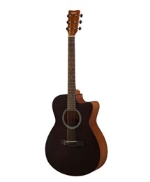 FS400C-SMB Гитара акустическая, с вырезом, черная, Yamaha FS400C-SMB