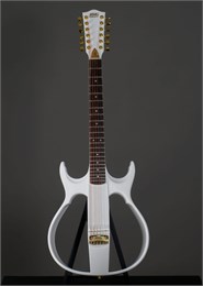 SG2WH23 SG2 Сайлент-гитара 12-струнная, белая, MIG Guitars SG2WH23