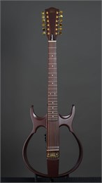 SG2CN23 SG2 Сайлент-гитара 12-струнная, темно-коричневая, MIG Guitars SG2CN23
