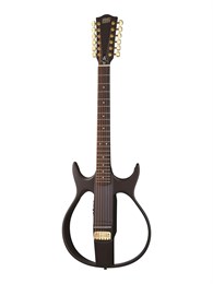 SG2SCH23 SG2 Сайлент-гитара 12-струнная, темно-коричневая, MIG Guitars SG2SCH23