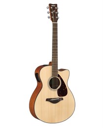 FSX800CN Гитара электро-акустическая, с вырезом, цвет натуральный, Yamaha FSX800CN