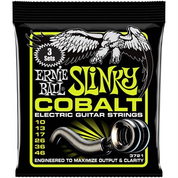 ERNIE BALL 3721 Cobalt Slinky Regular 3 Pack 10-46 - Струны для электрогитары P03721 - фото 2678