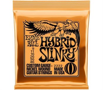 ERNIE BALL 2222 Nickel Wound Slinky Hybrid 9-46 - Струны для электрогитары P02222 - фото 3020