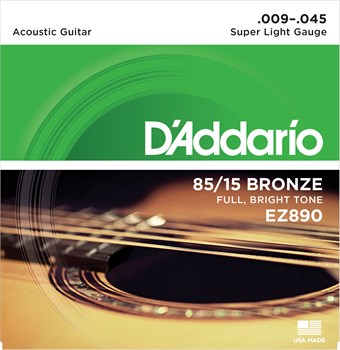 D'ADDARIO EZ890 - Струны для акустической гитары EZ890 - фото 3100