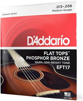 D'ADDARIO EFT 17 - Струны для акустической гитары EFT17 - фото 4572