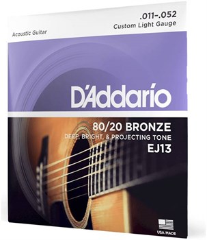 D'ADDARIO EJ13 - Струны для акустической гитары EJ13 - фото 4576