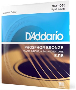 D'ADDARIO EJ16 - Струны для акустической гитары EJ16 - фото 4580