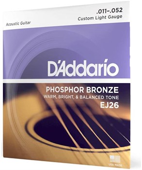 D'ADDARIO EJ26 - Струны для акустической гитары EJ26 - фото 4591