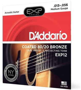 D'ADDARIO EXP12 - Струны для акустической гитары EXP12 - фото 4598