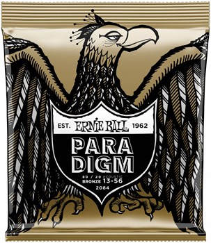 ERNIE BALL 2084 Paradigm 80/20 Bronze Medium 13-56 - Струны для акустической гитары P02084 - фото 4632