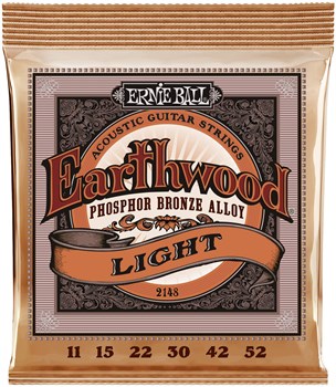 ERNIE BALL 2148 Earthwood Phosphor Bronze Light 11-52 - Струны для акустической гитары P02148 - фото 4640