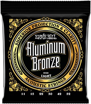 ERNIE BALL 2568 Aluminum Bronze Light 11-52 - Струны для акустической гитары P02568 - фото 4650