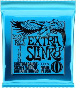 ERNIE BALL 2225 Nickel Wound Slinky Extra 8-38 - Струны для электрогитары P02225 - фото 4706