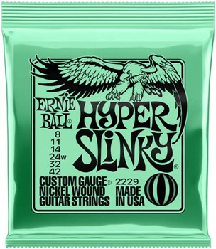 ERNIE BALL 2229 Nickel Wound Slinky Hyper 8-42 - Струны для электрогитары P02229 - фото 4709