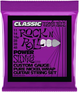 ERNIE BALL 2250 Classic Rock n Roll Pure Nickel Slinky Power 11-48 - Струны для электрогитары P02250 - фото 4719