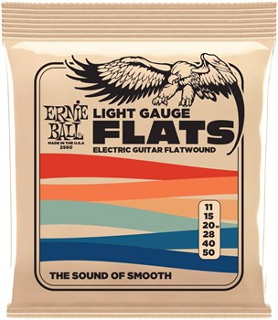 ERNIE BALL 2580 Flatwound Light 11-50 - Струны для электрогитары P02580 - фото 4724