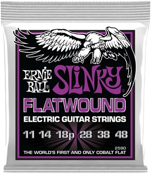 ERNIE BALL 2590 Slinky Flatwound Power 11-48 - Струны для электрогитары P02590 - фото 4726