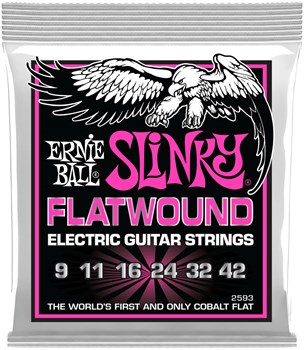 ERNIE BALL 2593 Slinky Flatwound Super 9-42 - Струны для электрогитары P02593 - фото 4728